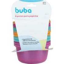 Kit 6 potes para papinha sortido - Buba (11484)