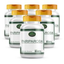 Kit 6 Potes Pariparoba 100% Pura E Natural 360 Cápsulas