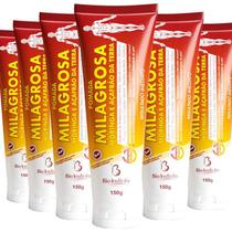 Kit 6 Potes Pomada Milagrosa Para Massagem 150g Bio Instinto Kit 6 Potes Pomada Milagrosa Para Massagem 150g Bio Instinto