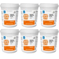 Kit 6 potes Wipes Clean By Peroxy Lenços Limpeza - Spartan