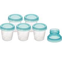 Kit 6 Potinhos BUBA para Armazenar Leite Materno