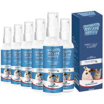Kit 6 Power Clean Spray Cães Gatos Anti Tártaro