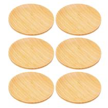 Kit 6 Prato Ecokitchen 11cm Bambu Ecológico e Antibacteriano Mimo