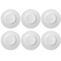 Kit 6 Prato Opaline Menu Sobremesa Redondo Duralex Vidro
