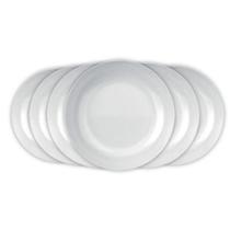 Kit 6 Pratos Branco De Vidro Fundo 22cm Blanc Duralex Kit 6 Pratos Branco De Vidro Fundo 22cm Blanc Duralex