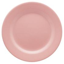 Kit 6 Pratos de Sobremesa Biona Rosa Oxford Cerâmica 19cm