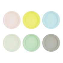 Kit 6 Pratos Ecológicos Miniso Cozinha Sustentável Colorido Kit 6 Pratos Ecológicos Miniso Cozinha Sustentável Colorido