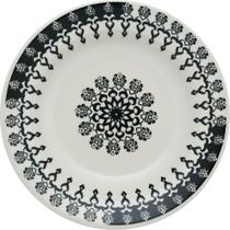 Kit 6 Pratos Fundos Donna Folk Oxford Cerâmica 22Cm Kit 6 Pratos Fundos Donna Folk Oxford Cerâmica 22Cm