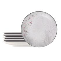 Kit 6 Pratos Fundos Porcelana 21cm Tramontina Floralis Sopas Caldos Risoto Mesa Posta Kit 6 Pratos Fundos Porcelana 21cm Tramontina Floralis Sopas Caldos Risoto Mesa Posta