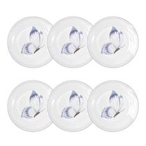 Kit 6 Pratos Melamina 23cm Borboleta Restaurante E Eventos Kit 6 Pratos Melamina 23cm Borboleta Restaurante E Eventos