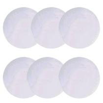 Kit 6 Pratos para Pão Porcelana Tramontina Sophia 16cm Branco Cupê Mesa Jantar