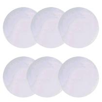 Kit 6 Pratos para Pão Porcelana Tramontina Sophia 16cm Branco Cupê Mesa Jantar