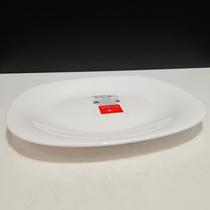 Kit 6 Pratos Parma Sobremesa Bormioli Rocco Vidro 2x20 Branco