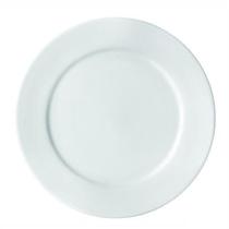 Kit 6 Pratos Raso Porcelana 24,5 cm Bar Hotel Germer