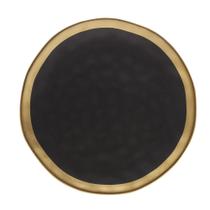 kit 6 Pratos Sobremesa Preto E Dourado Dubai 21cm - Wolff kit 6 Pratos Sobremesa Preto E Dourado Dubai 21cm - Wolff