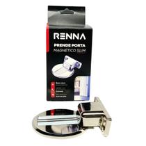 Kit 6 Prendedor De Porta Batedor Magnético Trava Imã Cromado