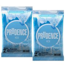 Kit 6 Preservativos Camisinha Ice Gelado Prudence