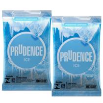 Kit 6 Preservativos Camisinha Ice Gelado Prudence Kit 6 Preservativos Camisinha Ice Gelado Prudence