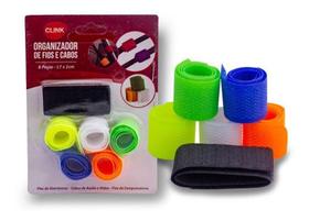 Kit 6 Presilha 15cm Fita Abraçadeira Cabos Chicote Fios