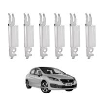 Kit 6 Presilhas Fixação Moldura Parabrisa Peugeot 308 408
