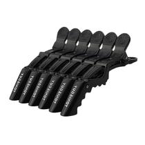 Kit 6 Presilhas Prendedor de Cabelo Bico Jacaré Crocodilo Cabeleireira Penteados Salão de Beleza Corte Escova Hair - Envio Imediato -