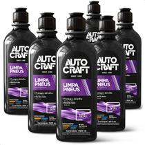 Kit 6 Pretinhos Limpa Pneus Autocraft Brilho Protege Proauto 500ml Kit 6 Pretinhos Limpa Pneus Autocraft Brilho Protege Proauto 500ml