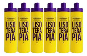 Kit 6 Progressivas Lisoterapia Orgânica Sem Formol 1 Litro