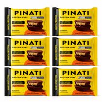 Kit 6 Protein Cups Pasta de Amendoim 5g Proteína PINATI 21g