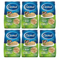Kit 6 Proteína Texturizada de Soja Clara Camil Pacote 400g Kit 6 Proteína Texturizada de Soja Clara Camil Pacote 400g