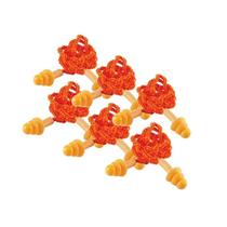 Kit 6 Protetor Auricular Plug Silicone Com Cordão 13Db K10 Kit 6 Protetor Auricular Plug Silicone Com Cordão 13Db K10