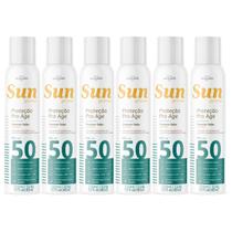 Kit 6 Protetor Solar Aerossol FPS50 150Ml - My Health Kit 6 Protetor Solar Aerossol FPS50 150Ml - My Health