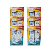 Kit 6 Protetor Solar Corporal 30 + Facial 70 kit Summer Red