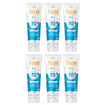 Kit 6 Protetor Solar Kids Loção Sun Prime FPS70 100G - My Health