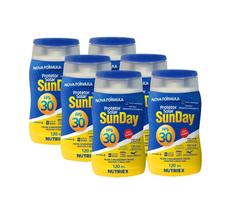 Kit 6 Protetor Solar Sunday FPS 30 Corporal 120ml - Nutriex