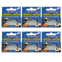 Kit 6 Protetor Tampão De Ouvido 100% Silicone - Vani France