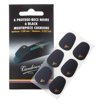 Kit 6 Protetores de Boquilha 0,80 mm Vandoren VMCX6 Pretos
