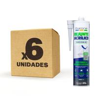 Kit 6 Pu 40 400g Rejunte Acrílico Barone Diversas Cores
