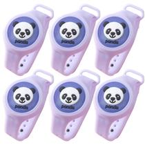 kit 6 Pulseira Repelente Infantil Anti Mosquitos Dengue Pernilongo pisca pisca proteção para a criança bebê