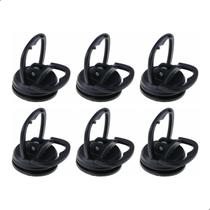 Kit 6 Puxador Ventosa Reparo Lataria Carro Amassado Sucção