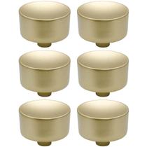 Kit 6 Puxadores 194 Yuma Ponto Dourados Para Móveis Armários e Gavetas Kit 6 Puxadores 194 Yuma Ponto Dourados Para Móveis Armários e Gavetas