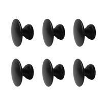 Kit 6 Puxadores Para Móveis Porta Gaveta Armário Bolinha Redondo Kit 6 Puxadores Para Móveis Porta Gaveta Armário Bolinha Redondo