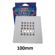 KIT 6 QUADRADO 100mm BRANCO Grelha Bloqueadora de Odor e inseto