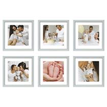 Kit 6 Quadros Porta Retrato Foto 15x15 Paspatur Preto 20x20 Kit 6 Quadros Porta Retrato Foto 15x15 Paspatur Preto 20x20