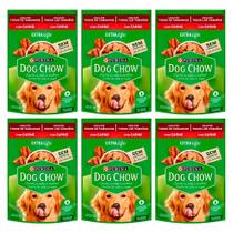 Kit 6 Ração para Cães Dog Chow Vida Saudável Adultos Sachê Sabor Carne ao Molho com 100g