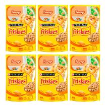 Kit 6 Ração Úmida para Gato Friskies Adulto Sabor Frango ao Molho em Sachê 85g