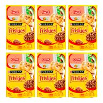 Kit 6 Ração Úmida para Gatos Friskies Adultos Sabor Carne ao Molho em Sachê 85g Kit 6 Ração Úmida para Gatos Friskies Adultos Sabor Carne ao Molho em Sachê 85g