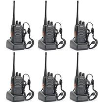 Kit 6 Radio Baofeng Walk Talk Comunicador 16 Ch 12km 777s