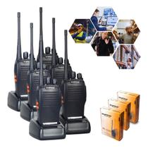 Kit 6 Radios Comunicador Baofeng 777s Profissional Ht Uhf Ba