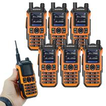 Kit 6 Rádios Comunicadores Baofeng Walk Talk Tri-Band Profissionais BF-21 PRO V2 Kit 6 Rádios Comunicadores Baofeng Walk Talk Tri-Band Profissionais BF-21 PRO V2