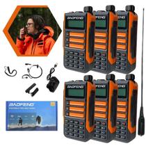 Kit 6 Rádios Comunicadores Walk Talk Portátil UV16